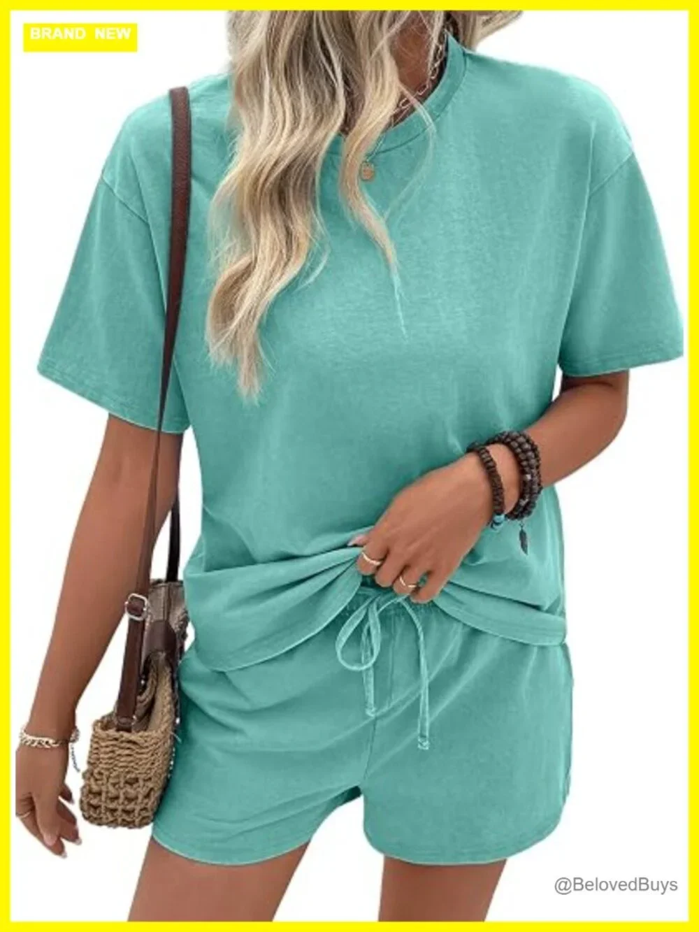 Matching Lounge Set - 2 Piece Sweat Short Set, Cotton Comfy